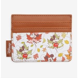 Loungefly Mickey Mouse & Minnie Mouse Fall Leaves Cardholder